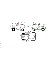 Decals parts for Craftsman Front-Engine Lawn Tractor 917276864 from AppliancePartsPros.com