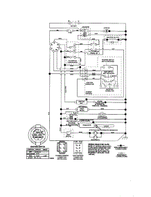 Schematic Diagram parts for Craftsman Front-Engine Lawn Tractor 917276864 from AppliancePartsPros.com