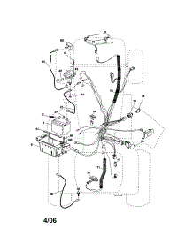 Electrical parts for Craftsman Front-Engine Lawn Tractor 917276865 from AppliancePartsPros.com