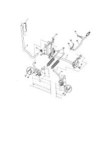 Lift Assembly parts for Craftsman Front-Engine Lawn Tractor 917276884 from AppliancePartsPros.com