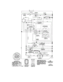 Schematic parts for Craftsman Front-Engine Lawn Tractor 917276884 from AppliancePartsPros.com