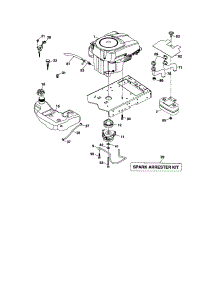 Engine parts for Craftsman Front-Engine Lawn Tractor 917276902 from AppliancePartsPros.com