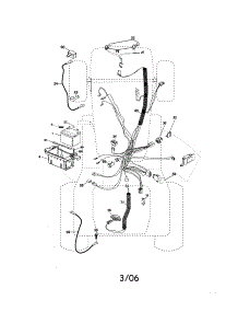 Electrical parts for Craftsman Front-Engine Lawn Tractor 917276921 from AppliancePartsPros.com