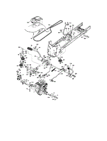 Ground Drive parts for Craftsman Front-Engine Lawn Tractor 917276921 from AppliancePartsPros.com