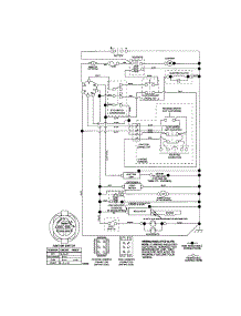 Schematic parts for Craftsman Front-Engine Lawn Tractor 917276921 from AppliancePartsPros.com