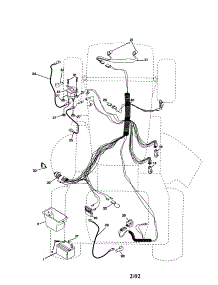 Electrical parts for Craftsman Front-Engine Lawn Tractor 917277030 from AppliancePartsPros.com