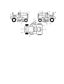 Decals parts for Craftsman Front-Engine Lawn Tractor 917277030 from AppliancePartsPros.com