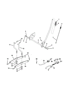 Mower Lift parts for Craftsman Front-Engine Lawn Tractor 917277030 from AppliancePartsPros.com