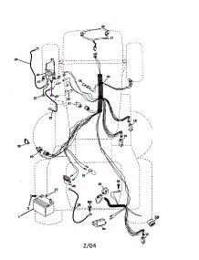 Electrical parts for Craftsman Front-Engine Lawn Tractor 917277103 from AppliancePartsPros.com