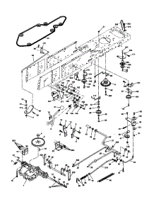 Drive parts for Craftsman Front-Engine Lawn Tractor 917277103 from AppliancePartsPros.com