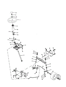 Steering Assembly parts for Craftsman Front-Engine Lawn Tractor 917277103 from AppliancePartsPros.com