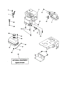 Engine parts for Craftsman Front-Engine Lawn Tractor 917277103 from AppliancePartsPros.com