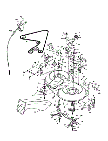 Mower parts for Craftsman Front-Engine Lawn Tractor 917277103 from AppliancePartsPros.com