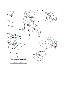 Engine parts for Craftsman Front-Engine Lawn Tractor 917277104 from AppliancePartsPros.com