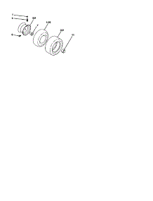 Wheels And Tires parts for Craftsman Front-Engine Lawn Tractor 917277111 from AppliancePartsPros.com