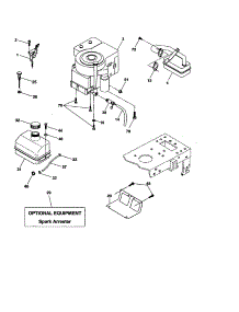 Engine parts for Craftsman Front-Engine Lawn Tractor 917277111 from AppliancePartsPros.com