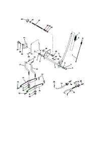 Mower Lift parts for Craftsman Front-Engine Lawn Tractor 917277111 from AppliancePartsPros.com