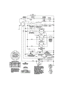 Schematic parts for Craftsman Front-Engine Lawn Tractor 917277111 from AppliancePartsPros.com