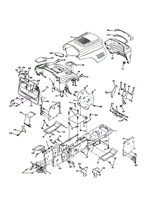 Chassis And Enclosures parts for Craftsman Front-Engine Lawn Tractor 917277120 from AppliancePartsPros.com