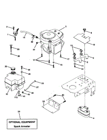Engine parts for Craftsman Front-Engine Lawn Tractor 917277120 from AppliancePartsPros.com