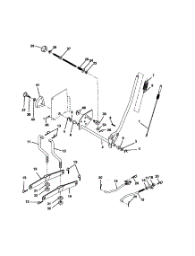 Mower Lift parts for Craftsman Front-Engine Lawn Tractor 917277120 from AppliancePartsPros.com