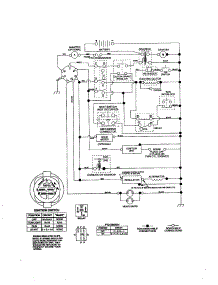 Schematic parts for Craftsman Front-Engine Lawn Tractor 917277122 from AppliancePartsPros.com