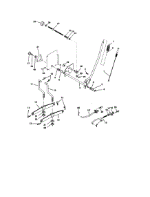 Mower Lift parts for Craftsman Front-Engine Lawn Tractor 917277123 from AppliancePartsPros.com