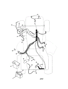 Electrical parts for Craftsman Front-Engine Lawn Tractor 917277130 from AppliancePartsPros.com