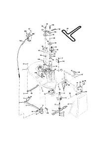 Mower Deck parts for Craftsman Front-Engine Lawn Tractor 917277131 from AppliancePartsPros.com