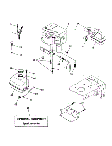 Engine parts for Craftsman Front-Engine Lawn Tractor 917277150 from AppliancePartsPros.com