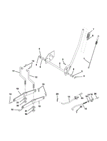 Mower Lift parts for Craftsman Front-Engine Lawn Tractor 917277150 from AppliancePartsPros.com