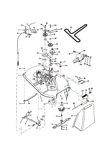 Mower parts for Craftsman Front-Engine Lawn Tractor 917277150 from AppliancePartsPros.com