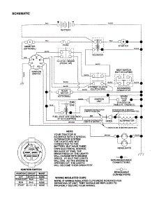 Schematic parts for Craftsman Front-Engine Lawn Tractor 917277150 from AppliancePartsPros.com