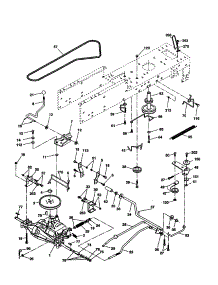 Drive parts for Craftsman Front-Engine Lawn Tractor 917277152 from AppliancePartsPros.com