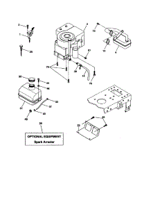 Engine parts for Craftsman Front-Engine Lawn Tractor 917277152 from AppliancePartsPros.com