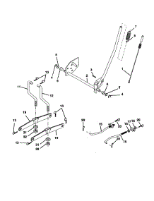 Mower Lift parts for Craftsman Front-Engine Lawn Tractor 917277152 from AppliancePartsPros.com
