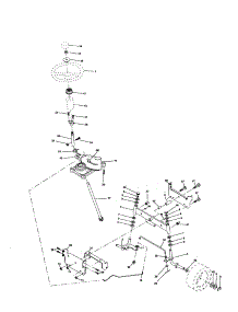 Steering Assembly parts for Craftsman Front-Engine Lawn Tractor 917277160 from AppliancePartsPros.com