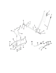 Mower Lift parts for Craftsman Front-Engine Lawn Tractor 917277160 from AppliancePartsPros.com