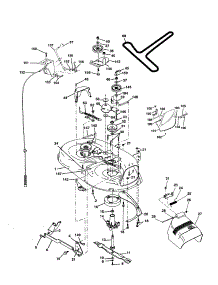 Mower parts for Craftsman Front-Engine Lawn Tractor 917277160 from AppliancePartsPros.com
