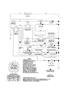 Schematic parts for Craftsman Front-Engine Lawn Tractor 917277160 from AppliancePartsPros.com