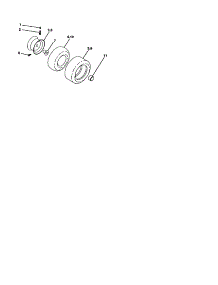 Wheels And Tires parts for Craftsman Front-Engine Lawn Tractor 917277170 from AppliancePartsPros.com