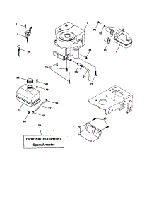 Engine parts for Craftsman Front-Engine Lawn Tractor 917277170 from AppliancePartsPros.com