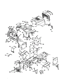 Chassis And Enclosures parts for Craftsman Front-Engine Lawn Tractor 917277180 from AppliancePartsPros.com