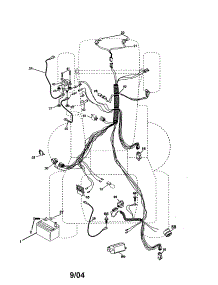Electrical parts for Craftsman Front-Engine Lawn Tractor 917277182 from AppliancePartsPros.com