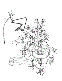 Mower parts for Craftsman Front-Engine Lawn Tractor 917277182 from AppliancePartsPros.com