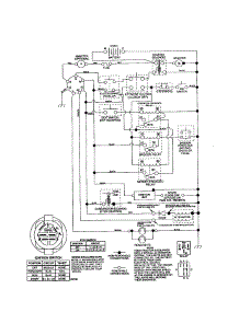 Schematic parts for Craftsman Front-Engine Lawn Tractor 917277182 from AppliancePartsPros.com
