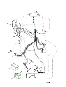 Electrical parts for Craftsman Front-Engine Lawn Tractor 917277190 from AppliancePartsPros.com