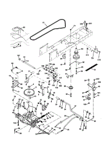Drive parts for Craftsman Front-Engine Lawn Tractor 917277190 from AppliancePartsPros.com