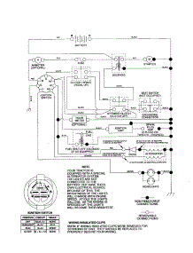 Schematic parts for Craftsman Front-Engine Lawn Tractor 917277200 from AppliancePartsPros.com