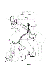 Electrical parts for Craftsman Front-Engine Lawn Tractor 917277220 from AppliancePartsPros.com